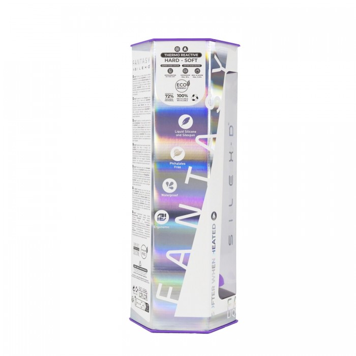 Фаллоимитатор SilexD Fantasy Liquid Silicone Dreamy, размер 7in, Фиолетовый