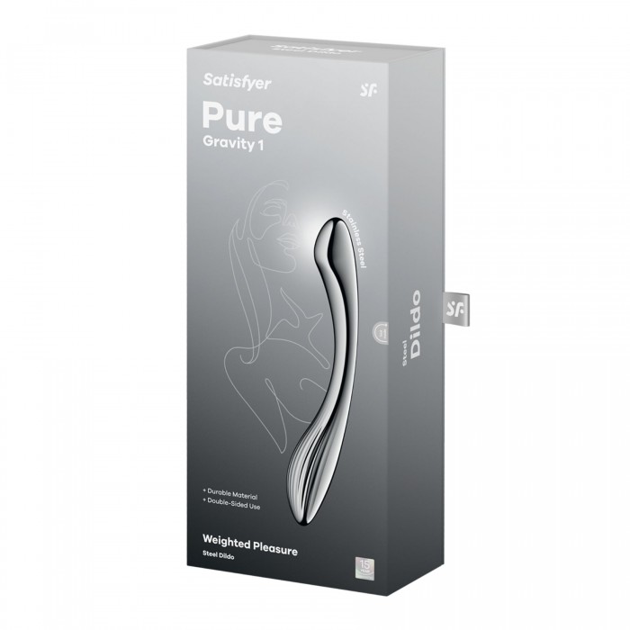 Металевий дилдо Satisfyer Pure Gravity 1