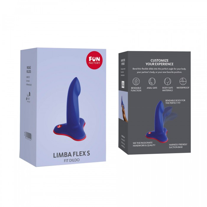 Фалоімітатор Fun Factory LIMBA FLEX, розмір S, синій