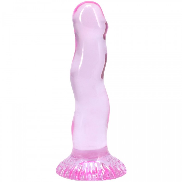 Набор фаллоимитаторов Doc Johnson Crystal Jellies - Dong Starter Set - Фиолетовый, Розовый, Зеленый