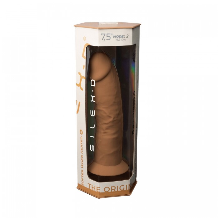 Двухслойный фаллоимитатор SilexD Henry Caramel (MODEL 2 size 7.5in)