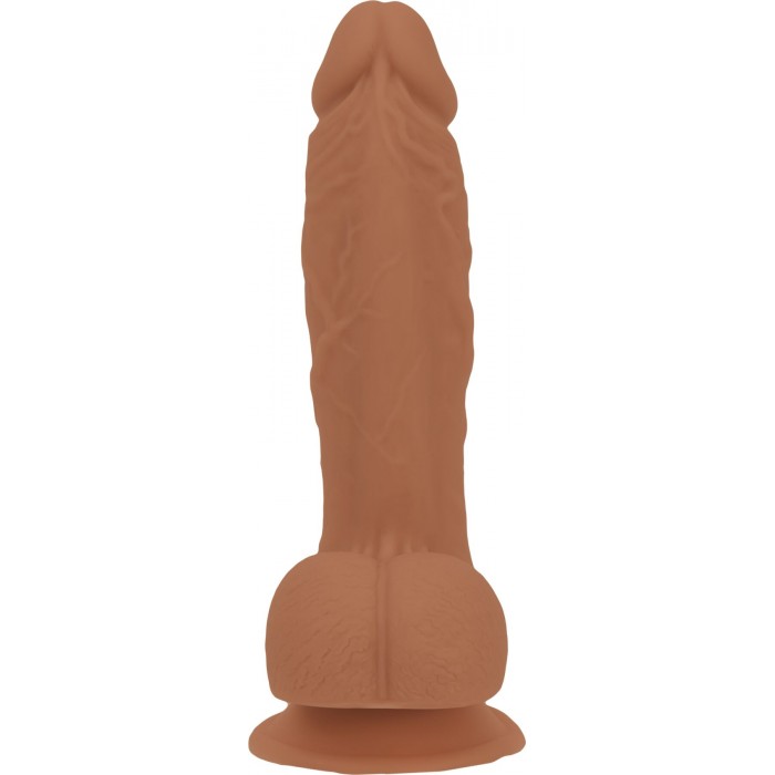 Фаллоимитатор в цвете карамель ADDICTION Steven 7.5" Silicone Dong