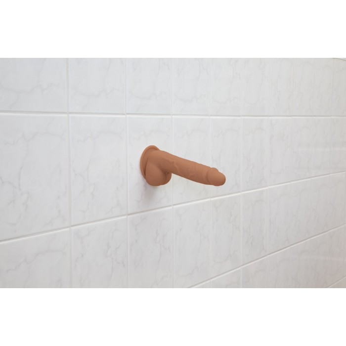 Фаллоимитатор в цвете карамель ADDICTION Steven 7.5" Silicone Dong