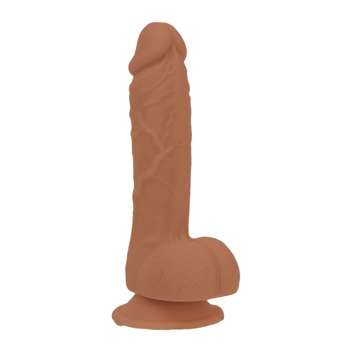 Фаллоимитатор в цвете карамель ADDICTION Steven 7.5" Silicone Dong