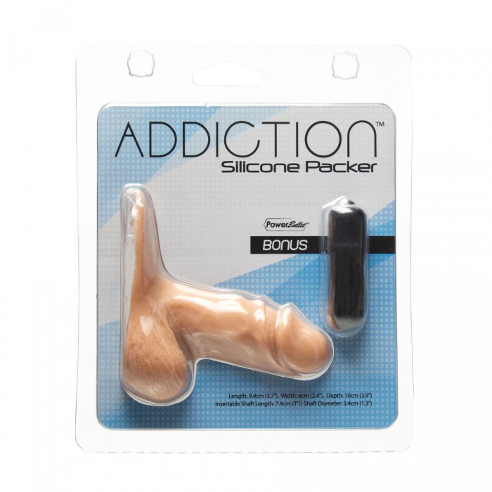 Фалоімітатор Addiction Packer у ванільному кольорі