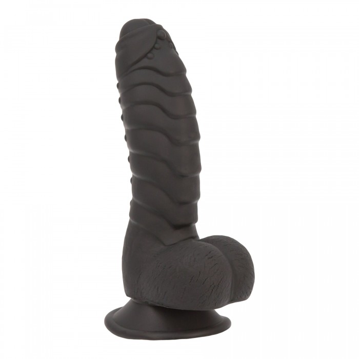 Фаллоимитатор ADDICTION Ben 7" Dildo With Balls, Черный