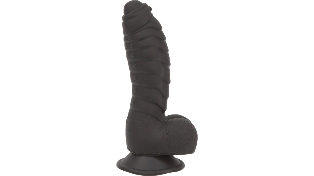 Фаллоимитатор ADDICTION Ben 7" Dildo With Balls, Черный