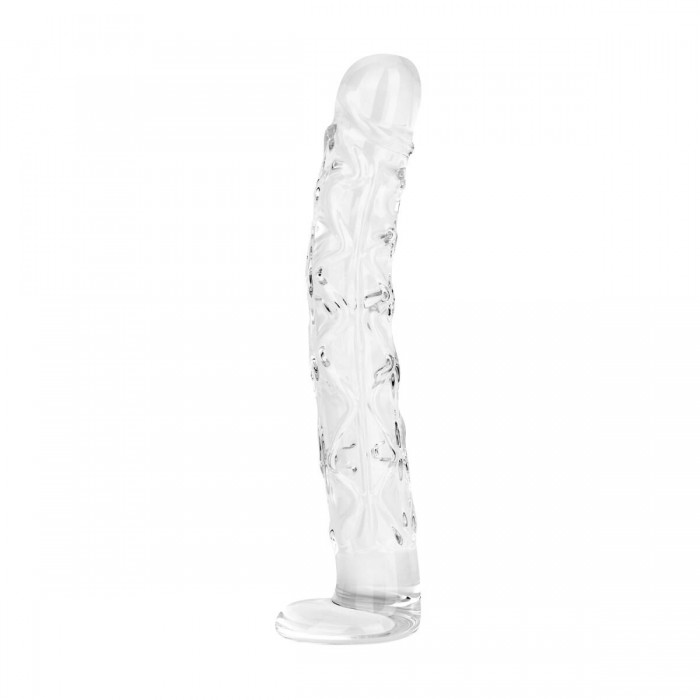 Стеклянный фаллоимитатор Gildo Textured Glass Dildo No. 36