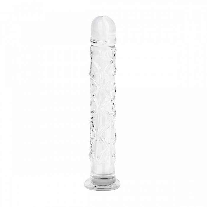 Стеклянный фаллоимитатор Gildo Textured Glass Dildo No. 36