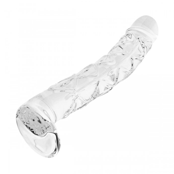 Стеклянный фаллоимитатор Gildo Textured Glass Dildo No. 36