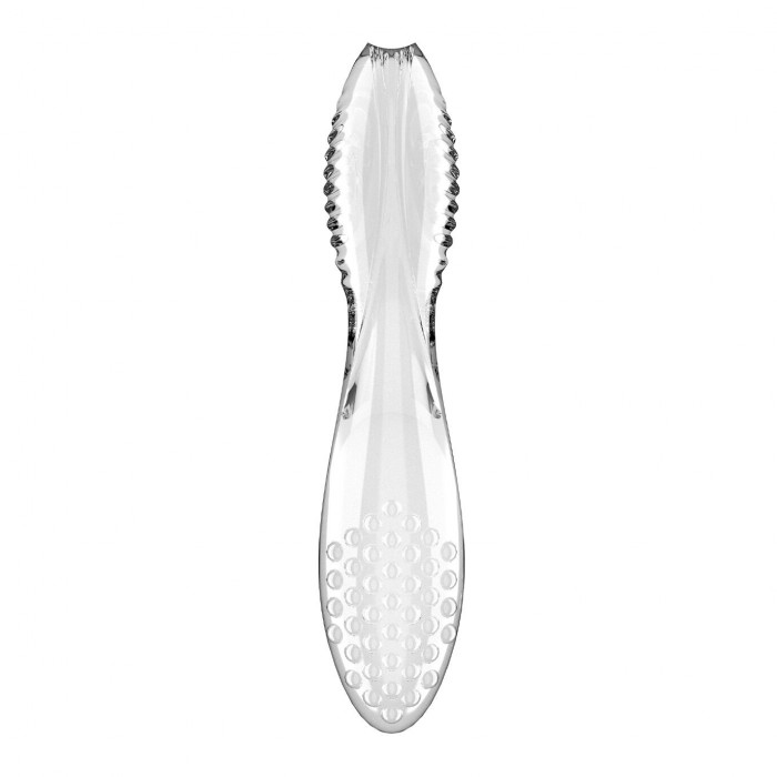 Прозрачный двусторонний стеклянный дилдо Satisfyer Dazzling Crystal 2