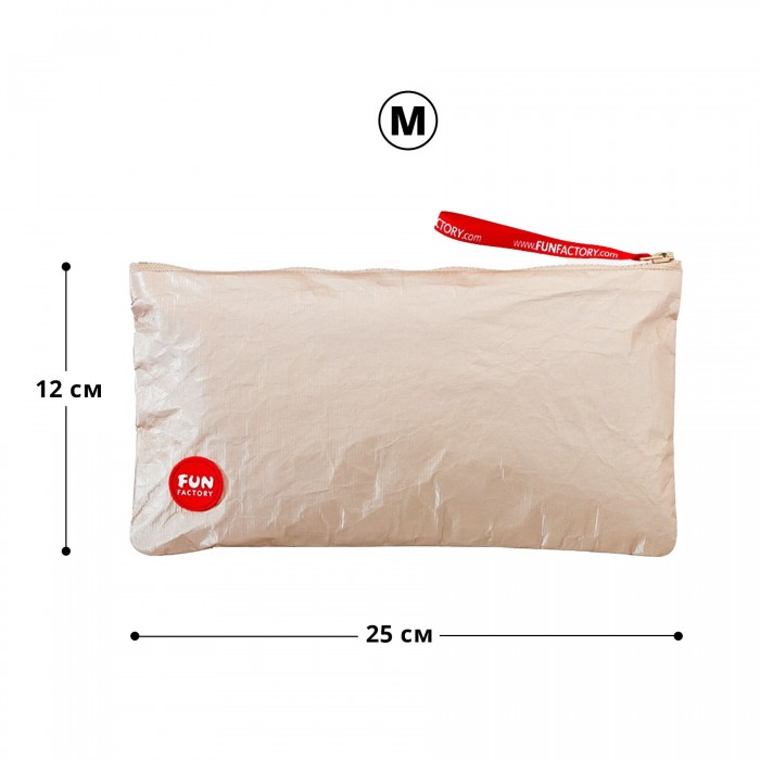 Сумка для секс-іграшок Fun Factory TOYBAG розмір M, золотиста