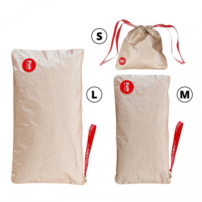 Сумка для секс-іграшок Fun Factory TOYBAG розмір M, золотиста