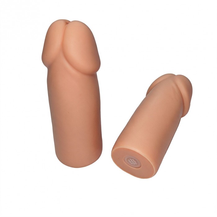 Іграшка міні-пеніс з пищалкою Diverty Sex, тілесний колір