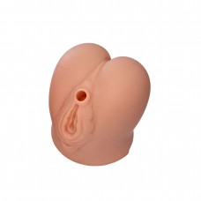 Іграшка вагіна з пищалкою Diverty Sex, тілесний колір
