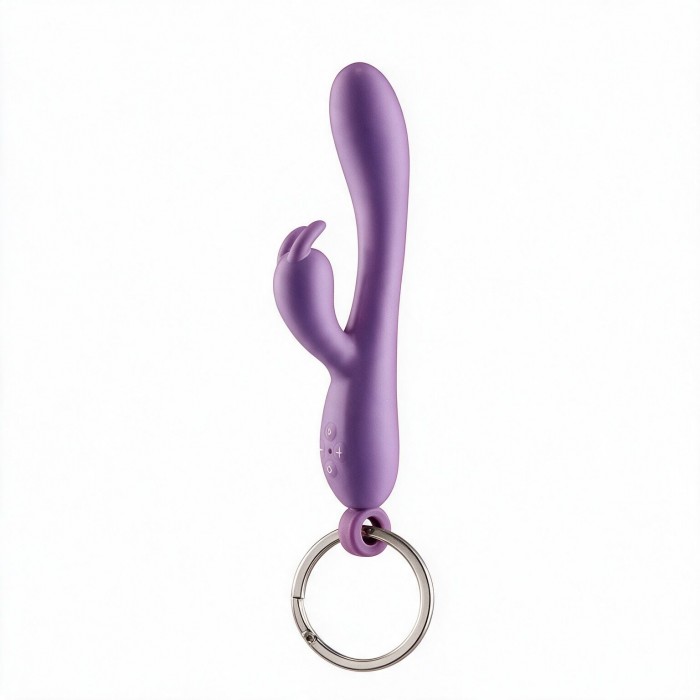 Брелок вибратор-кролик Diverty Sex, Фиолетовый цвет