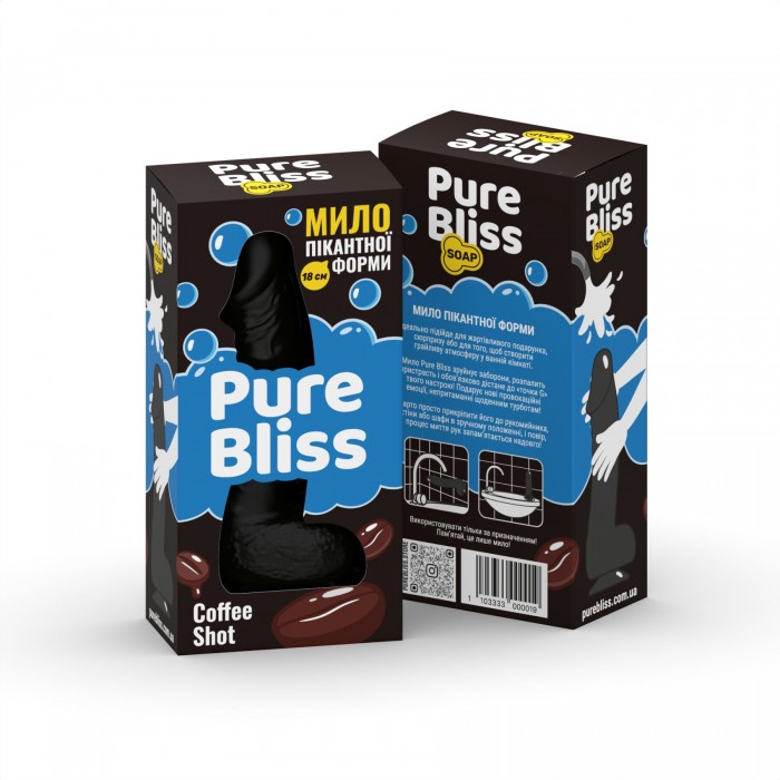 Ароматне мило пікантної форми Pure Bliss Black Coffee Shot (Кава), L