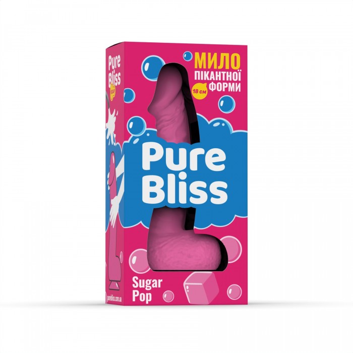 Ароматне мило пікантної форми Pure Bliss Pink Sugar Pop (Жуйка), L