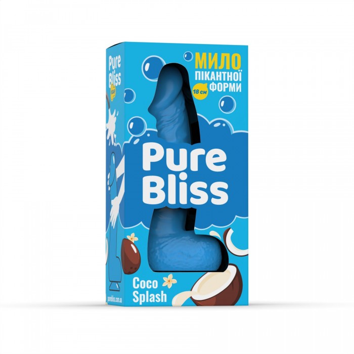 Ароматне мило пікантної форми Pure Bliss Blue Coco Splash (Кокосове молоко), L