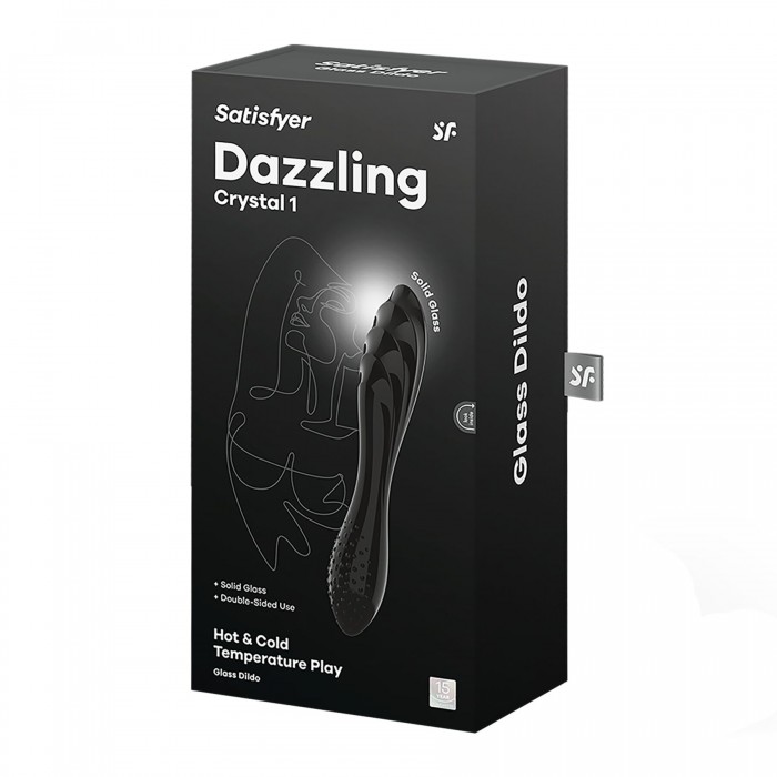 Ділдо Satisfyer Dazzling Crystal 1 (Black)