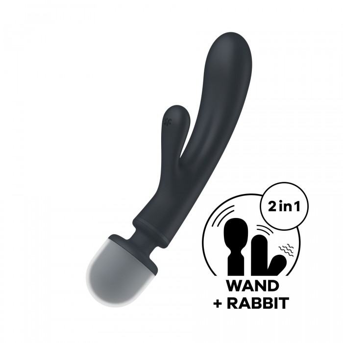 Вібратор 2 в 1 Satisfyer Triple Lover (Grey)
