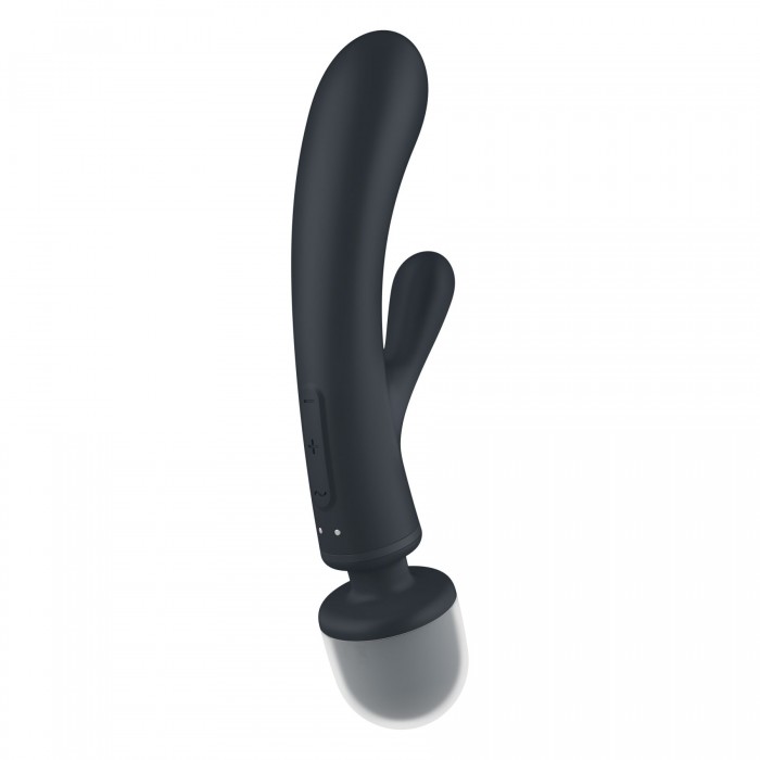 Вібратор 2 в 1 Satisfyer Triple Lover (Grey)