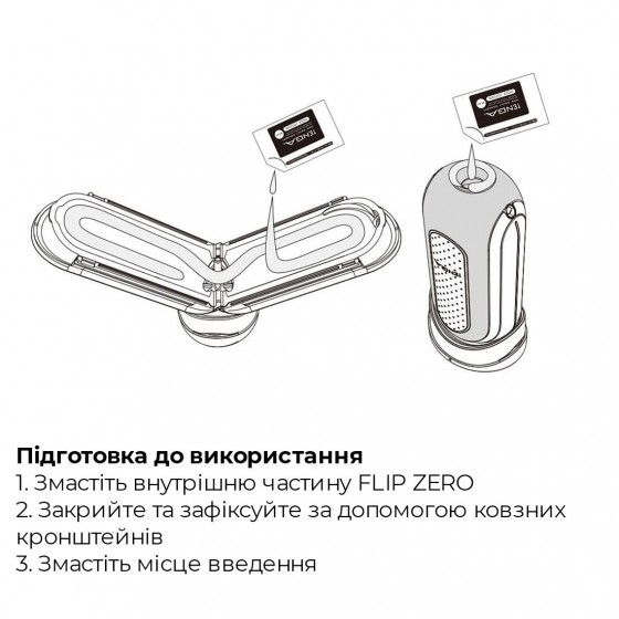 Мастурбатор розкладний Tenga Flip Zero Electronic Vibration White