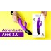 Вибратор-кролик Adrien Lastic Ares 2.0 с петелькой для пальца