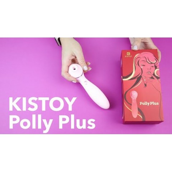 Вакуумный вибратор KisToy Polly Plus Red