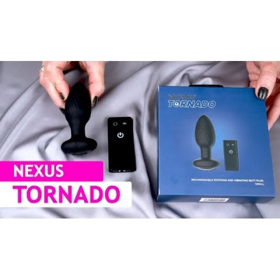 Анальная пробка Nexus TORNADO Remote Control Rotating Butt Plug - Black