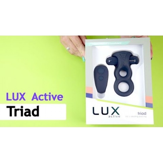 Подвійне ерекційне кільце Lux Active-Triad-Vibrating Dual Cock Ring