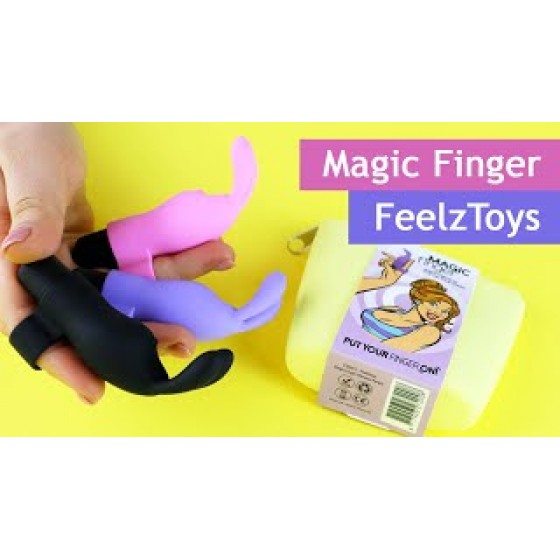 Вібратор на палець FeelzToys Magic Finger Vibrator Black