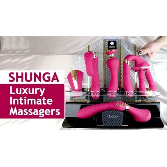 Клиторальный вибратор Shunga - Obi Intimate Massager Rasberry