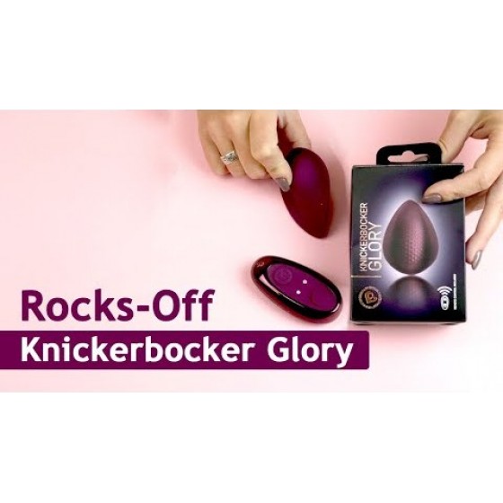Вибратор в трусики Rocks Off Knickerbocker Glory - Burgundy