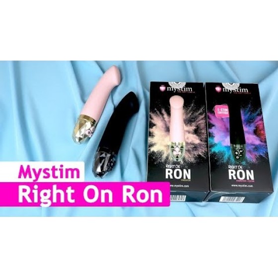 Вібратор Mystim Right on Ron Black Edition