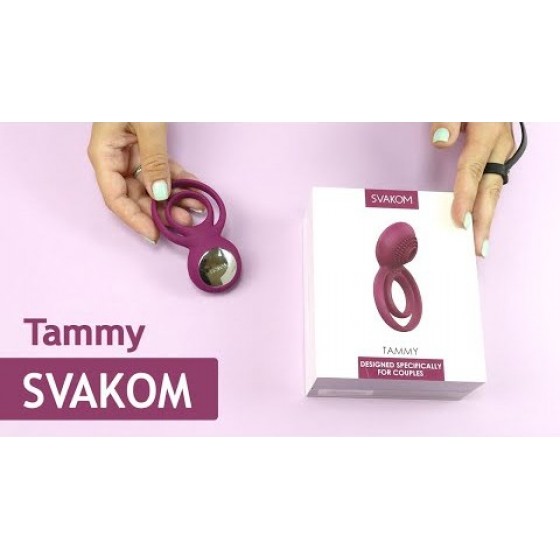 Эрекционное кольцо Svakom Tammy Violet