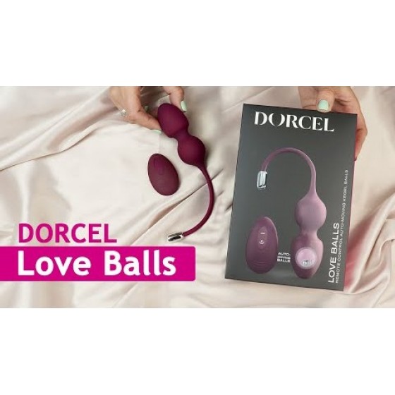 Вагінальні кульки з вібрацією Dorcel LOVE Balls PLUM