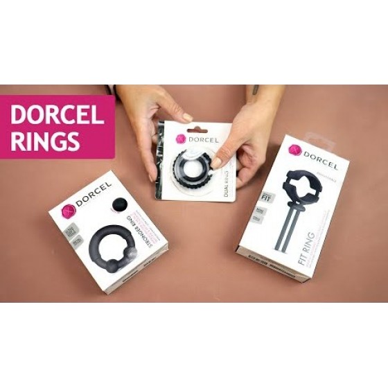 Эрекционное кольцо с металлическими вставками Dorcel STRONGER RING