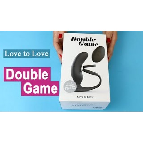 Вібромасажер простати Love To Love Double Game з подвійним ерекційним кільцем