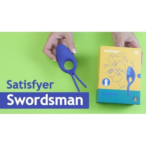 Ерекційне кільце Satisfyer Swordsman Blue
