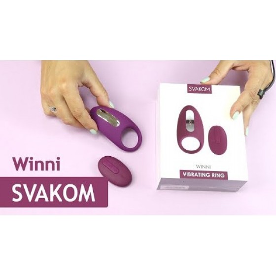 Эрекционное кольцо Svakom Winni Violet