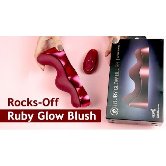 Вибромассажер Rocks Off Ruby Glow Blush