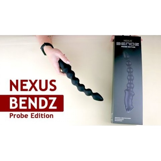 Анальний ланцюжок з вібрацією Nexus Bendz Bendable Vibrator Anal Probe Edition