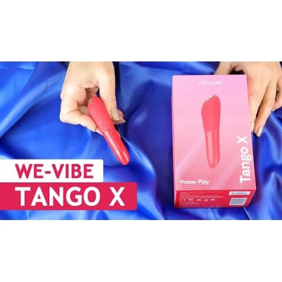 Мощная вибропуля Tango X Cherry Red by We-Vibe