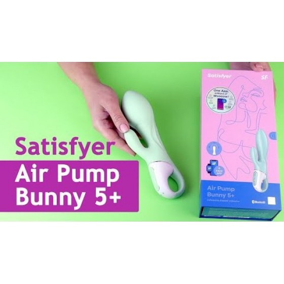 Вібратор-кролик Satisfyer Air Pump Bunny 5+