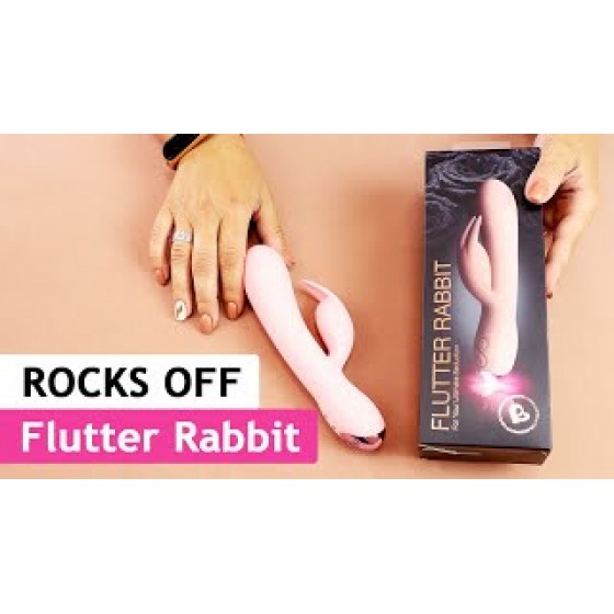 Вібратор-кролик Rocks Off Flutter Rabbit Pink