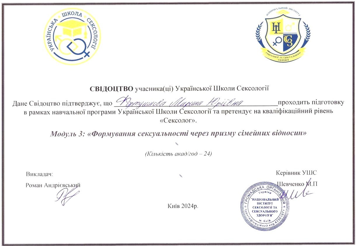 Сертифікат 4